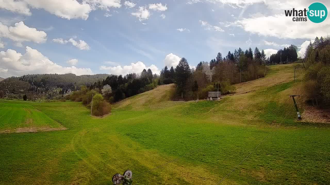 Webcam Smučišče Senožeta – Ski Resort Live View near Bohinj