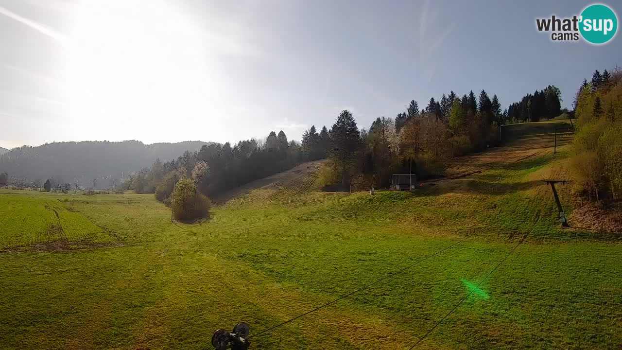 Cámara web Smučišče Senožeta – Estación de esquí en Srednja Vas cerca de Bohinj