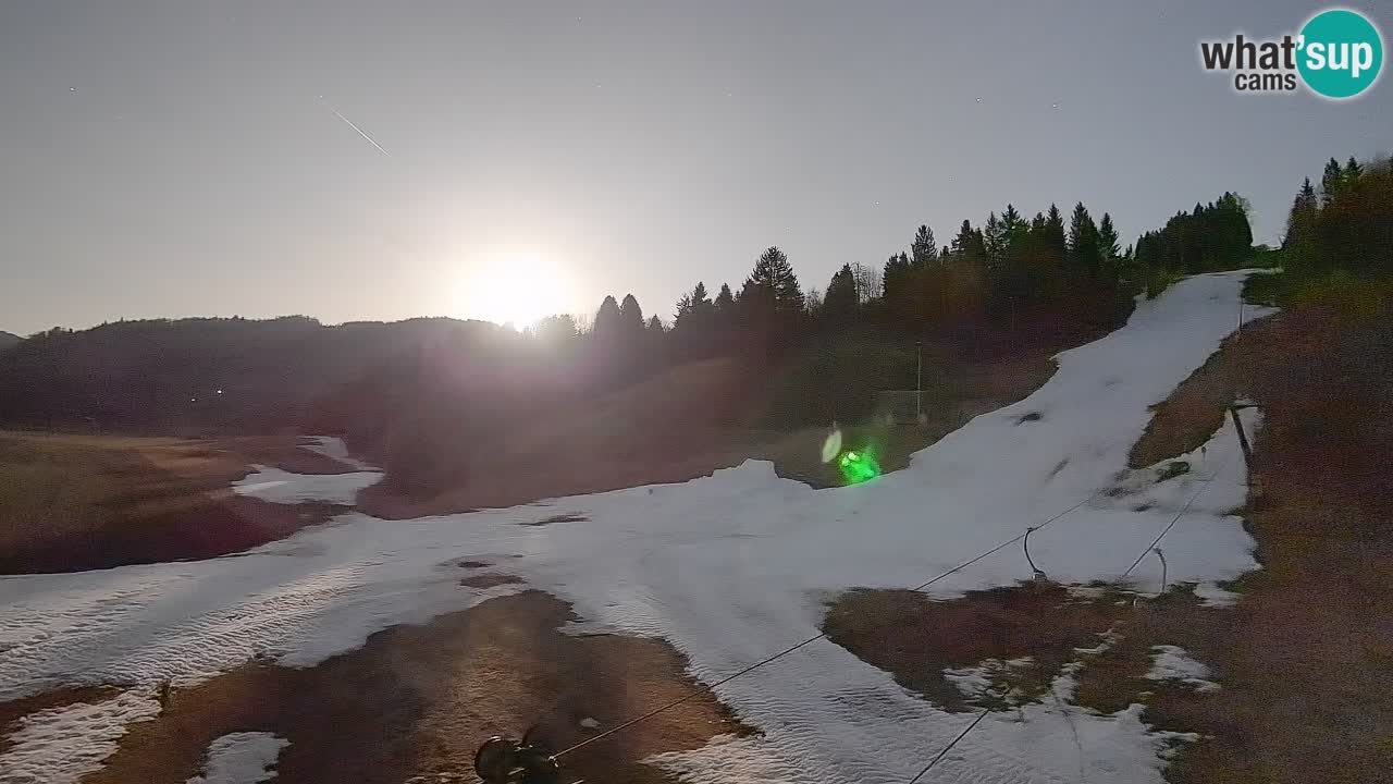 Webcam Smučišče Senožeta – Station de ski à Srednja Vas près de Bohinj