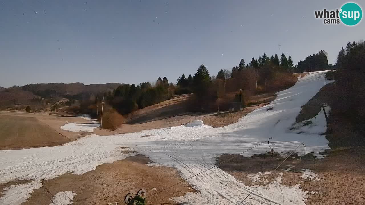 Webcam Smučišče Senožeta – Station de ski à Srednja Vas près de Bohinj