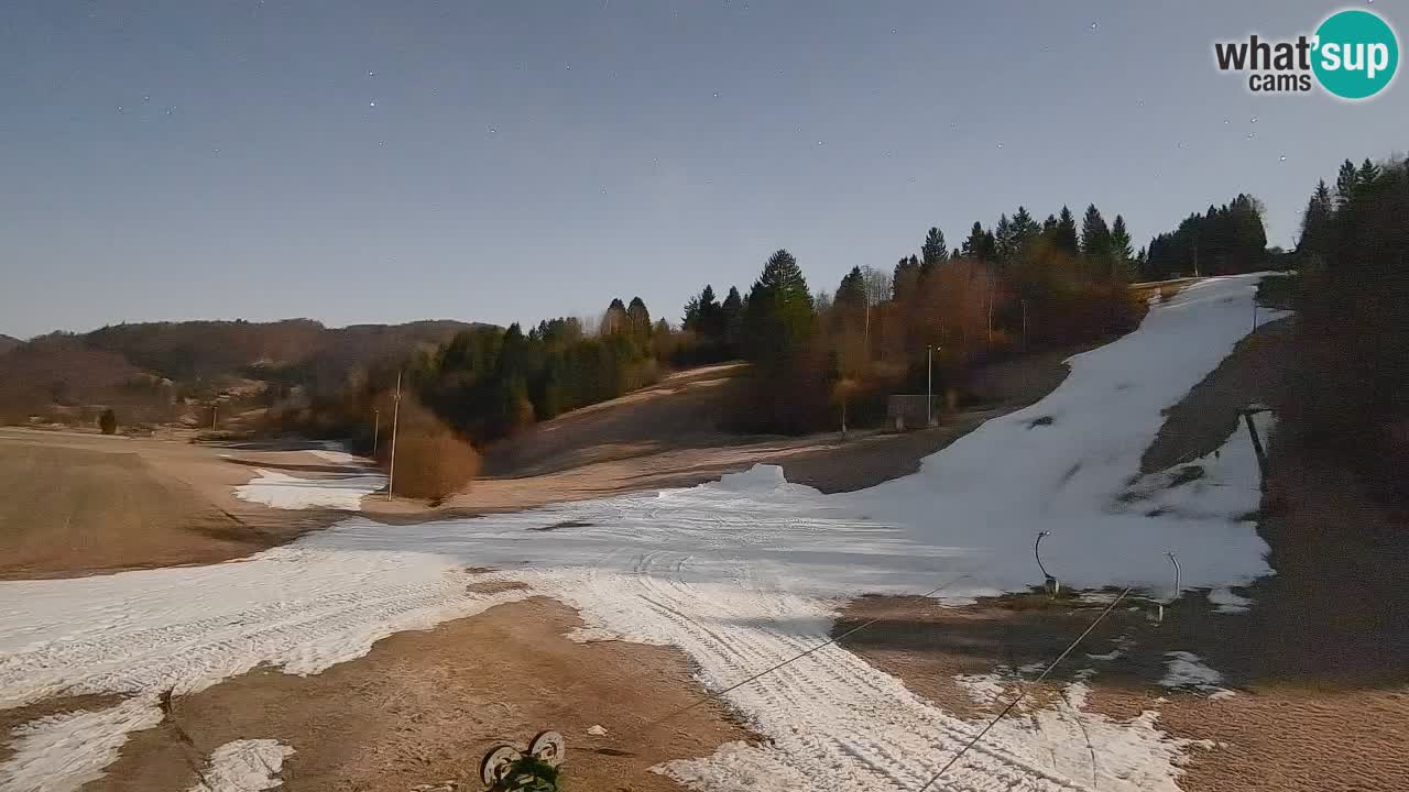 Cámara web Smučišče Senožeta – Estación de esquí en Srednja Vas cerca de Bohinj