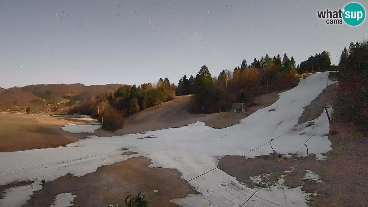 Webcam Smučišče Senožeta – Ski Resort Live View near Bohinj