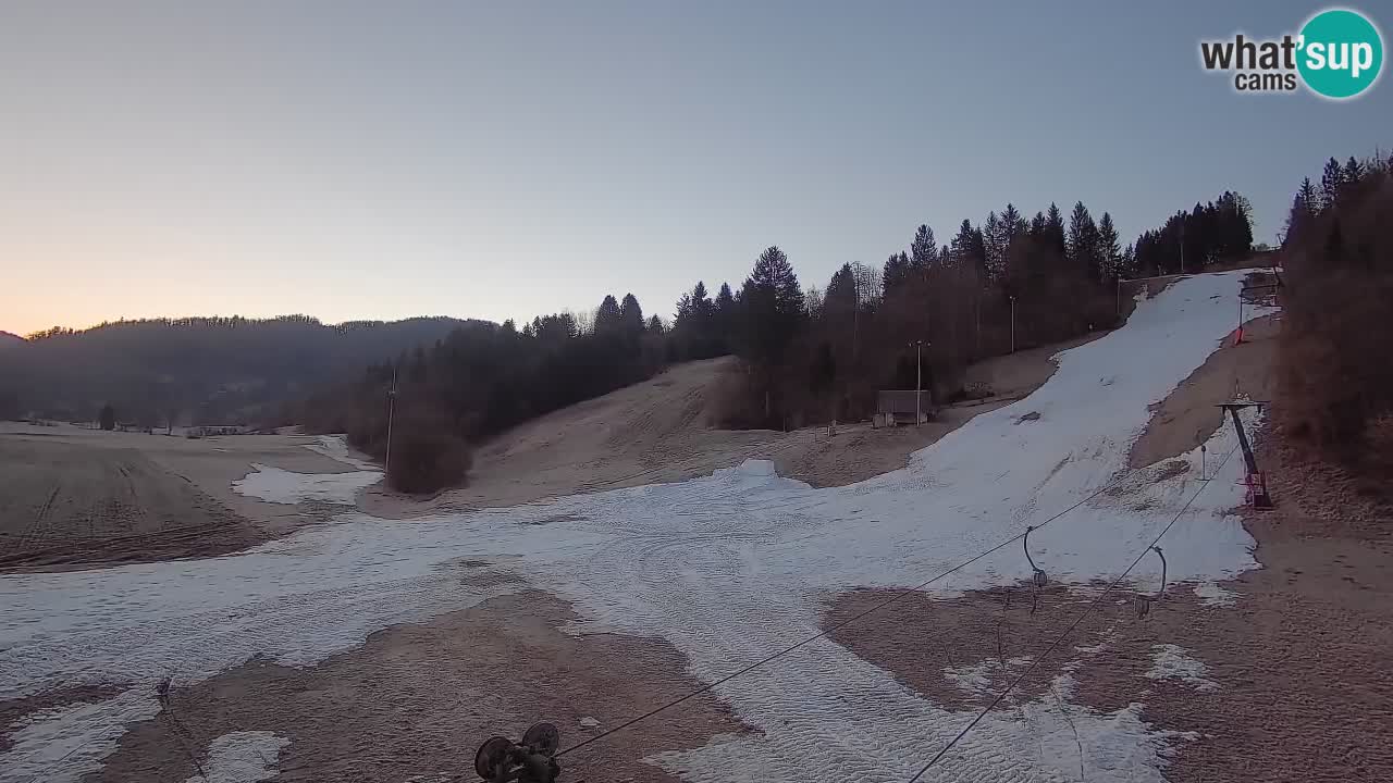 Webcam Smučišče Senožeta – Stazione sciistica a Srednja Vas vicino Bohinj