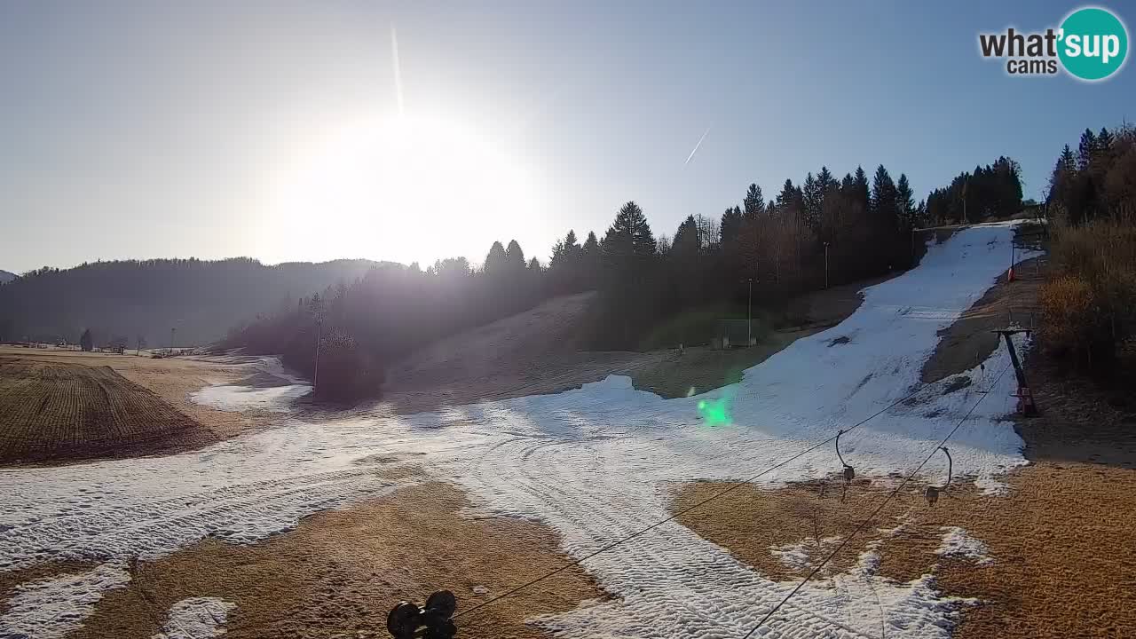 Web kamera Smučišče Senožeta – Skijalište u Srednjoj Vasi kod Bohinja