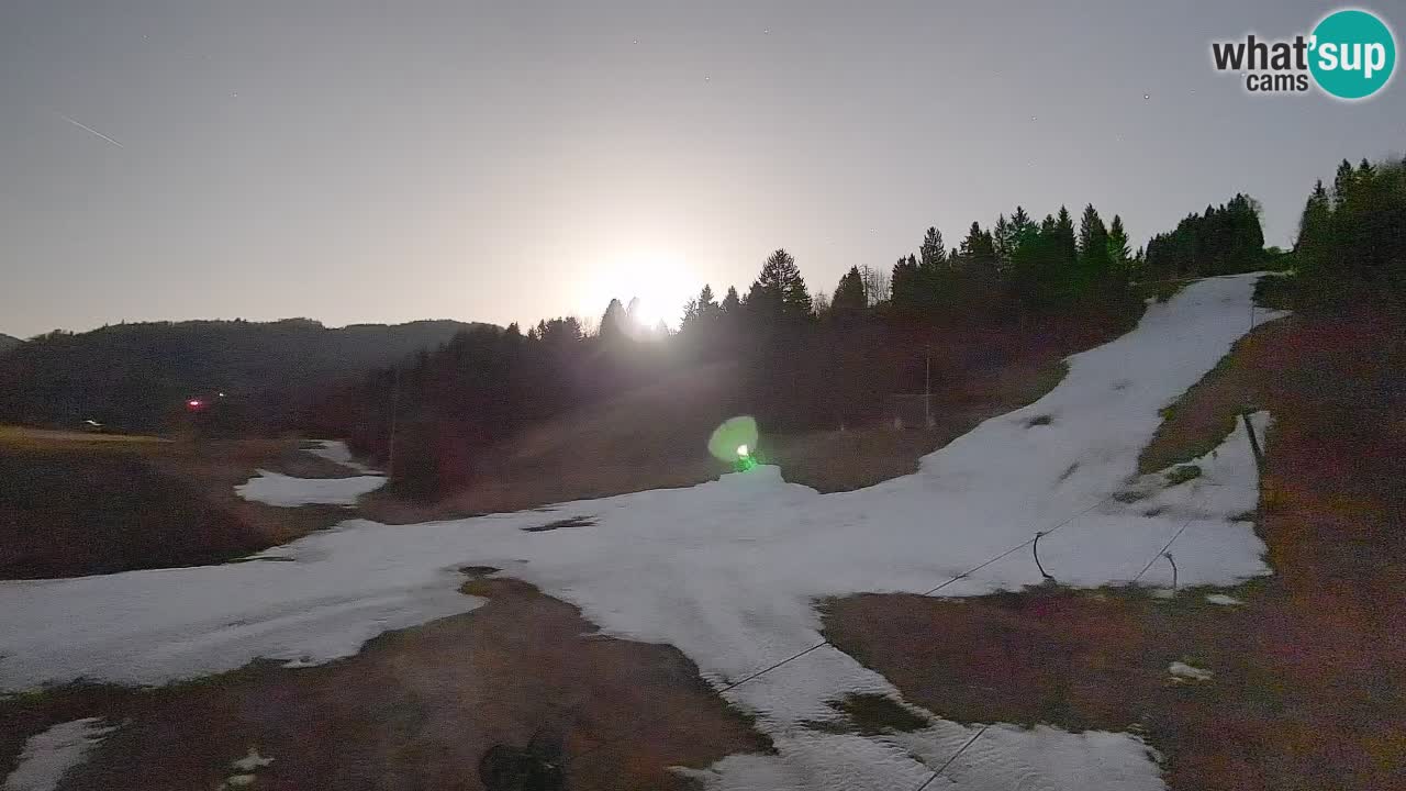 Webcam Smučišče Senožeta – Station de ski à Srednja Vas près de Bohinj