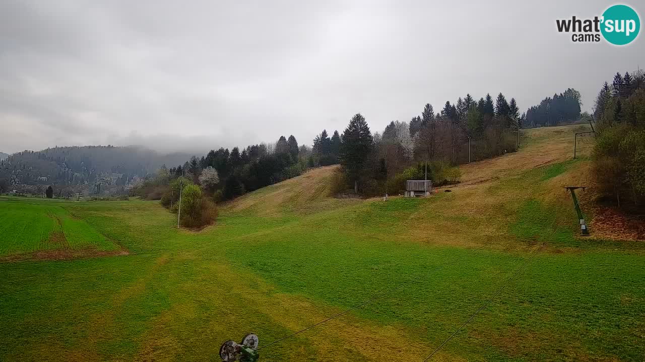 Webcam Smučišče Senožeta – Station de ski à Srednja Vas près de Bohinj