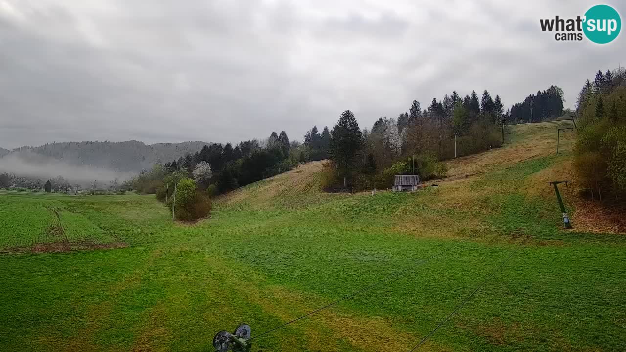 Cámara web Smučišče Senožeta – Estación de esquí en Srednja Vas cerca de Bohinj