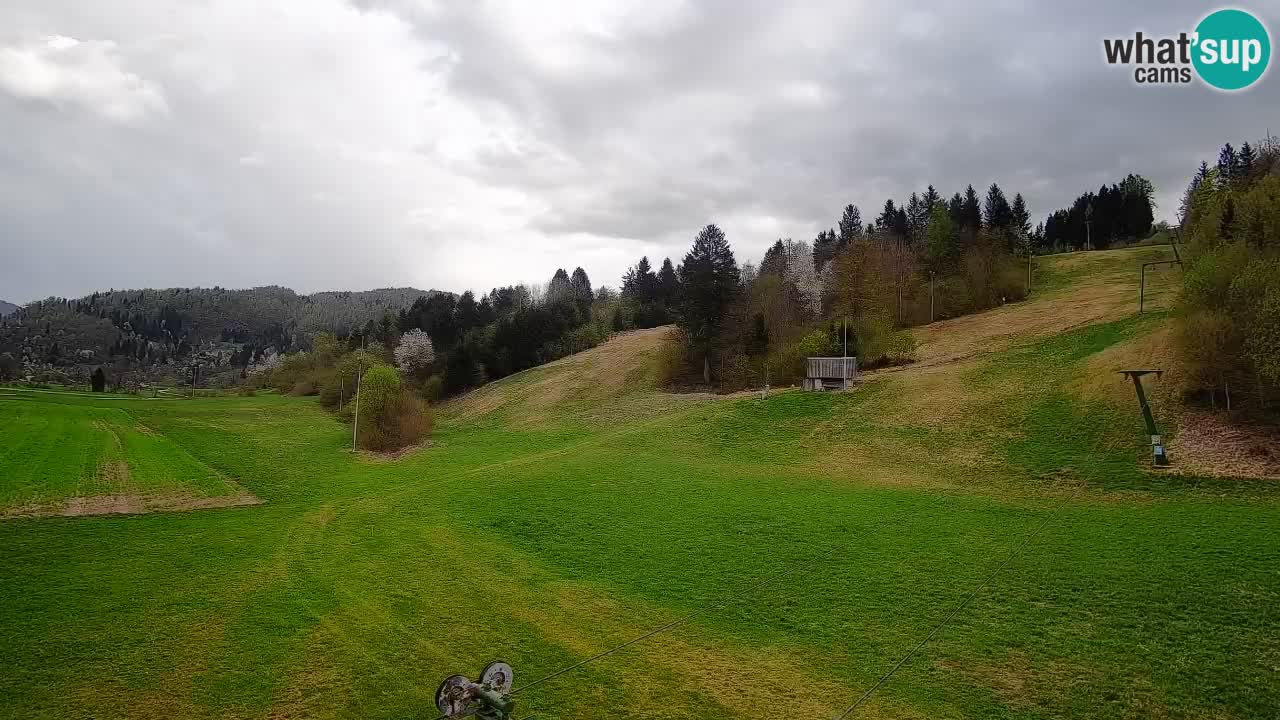Web kamera Smučišče Senožeta – Skijalište u Srednjoj Vasi kod Bohinja