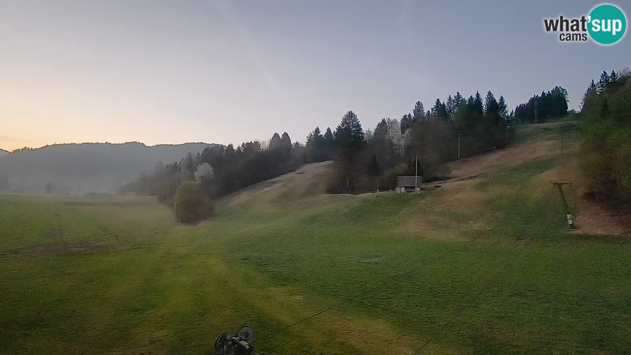 Webcam Smučišče Senožeta – Ski Resort Live View near Bohinj