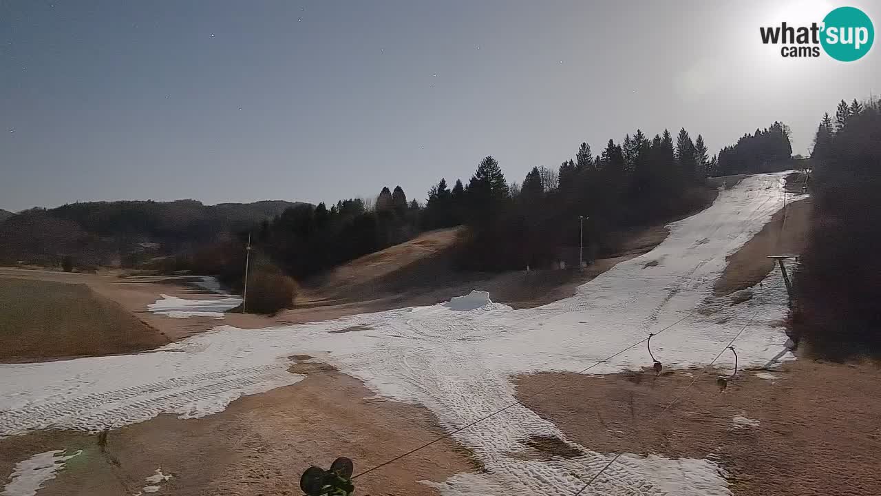 Webcam Smučišče Senožeta – Station de ski à Srednja Vas près de Bohinj