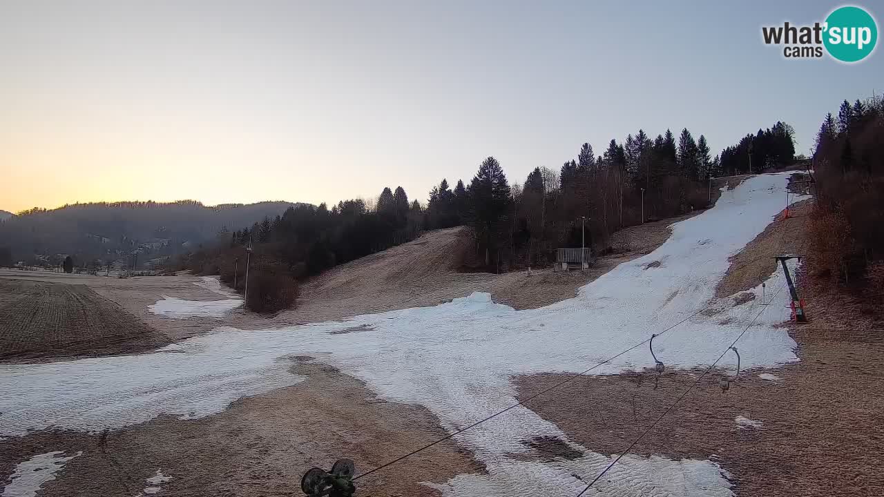 Webcam Smučišče Senožeta – Stazione sciistica a Srednja Vas vicino Bohinj