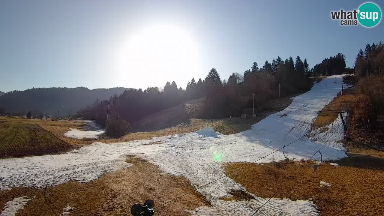 Webcam Smučišče Senožeta – Stazione sciistica a Srednja Vas vicino Bohinj