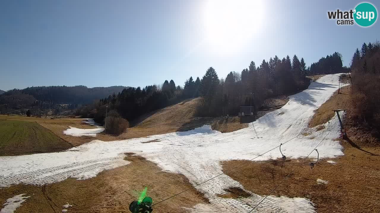 Webcam Smučišče Senožeta – Stazione sciistica a Srednja Vas vicino Bohinj
