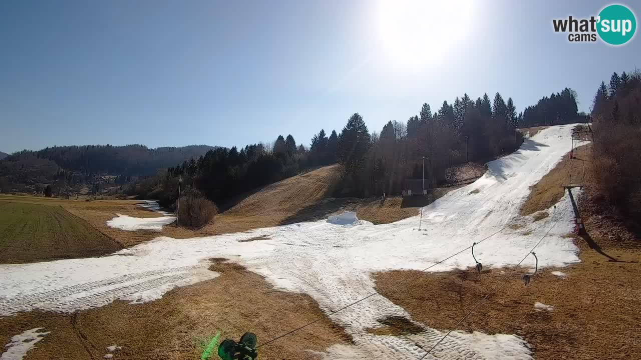 Web kamera Smučišče Senožeta – Skijalište u Srednjoj Vasi kod Bohinja
