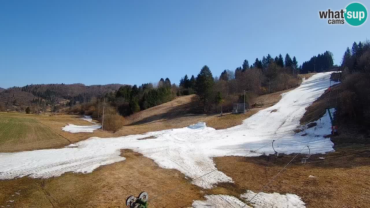 Webcam Smučišče Senožeta – Station de ski à Srednja Vas près de Bohinj