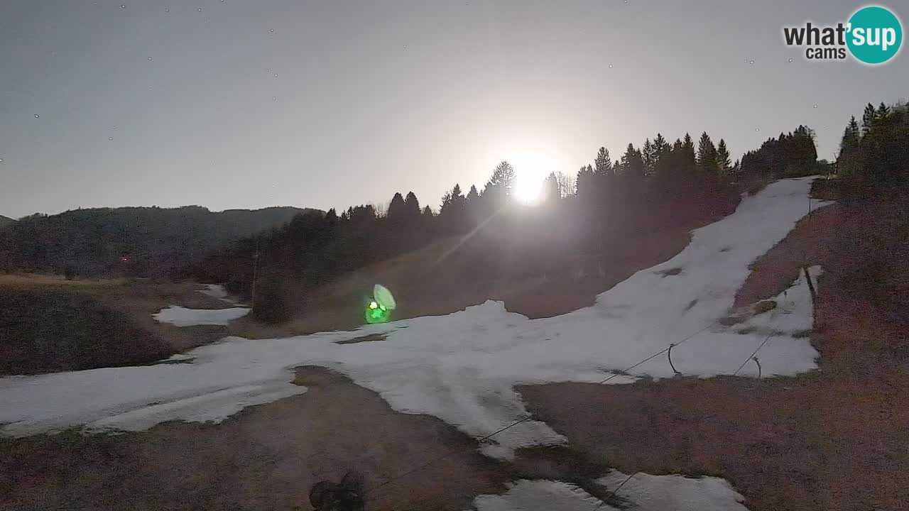 Webcam Smučišče Senožeta – Ski Resort Live View near Bohinj