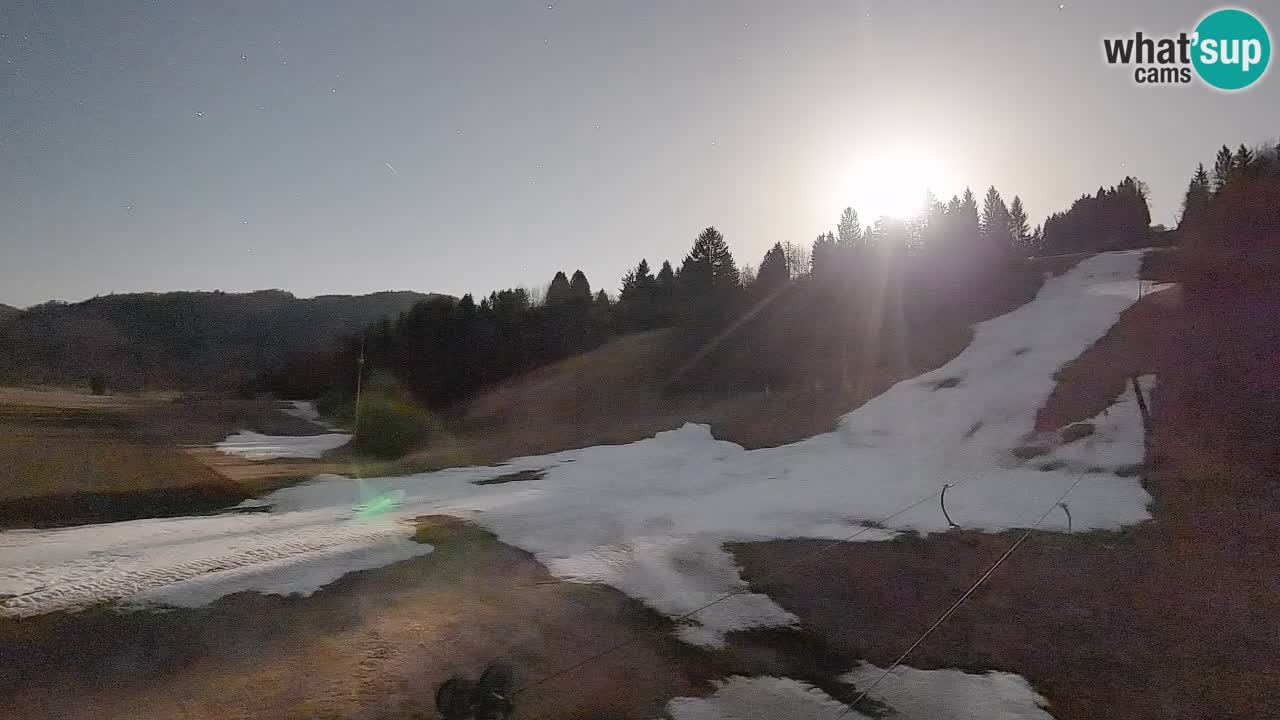 Cámara web Smučišče Senožeta – Estación de esquí en Srednja Vas cerca de Bohinj
