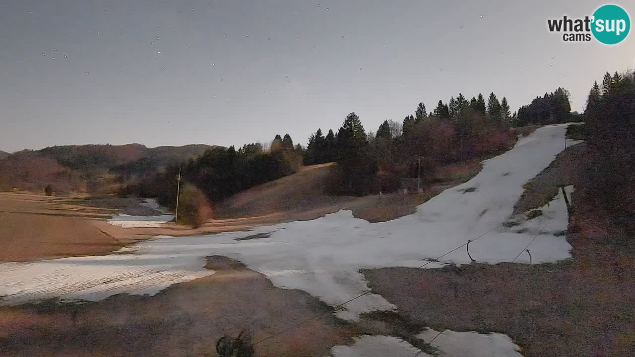 Cámara web Smučišče Senožeta – Estación de esquí en Srednja Vas cerca de Bohinj