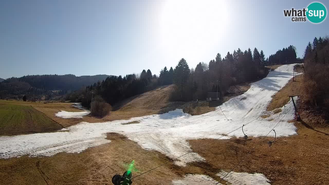 Webcam Smučišče Senožeta – Station de ski à Srednja Vas près de Bohinj