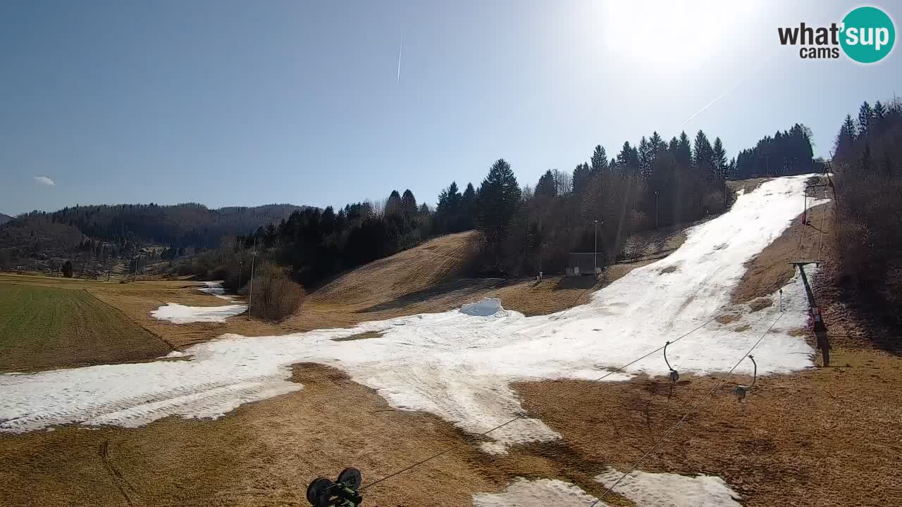 Web kamera Smučišče Senožeta – Skijalište u Srednjoj Vasi kod Bohinja