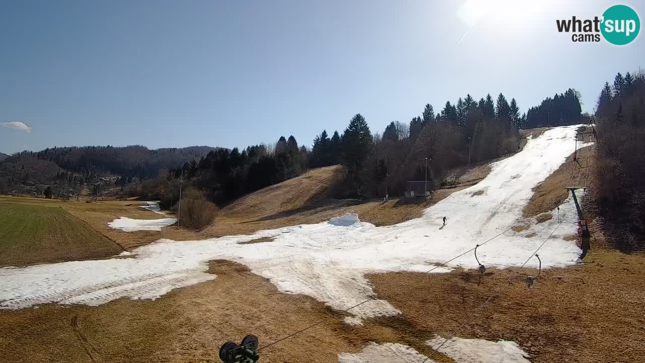 Webcam Smučišče Senožeta – Ski Resort Live View near Bohinj