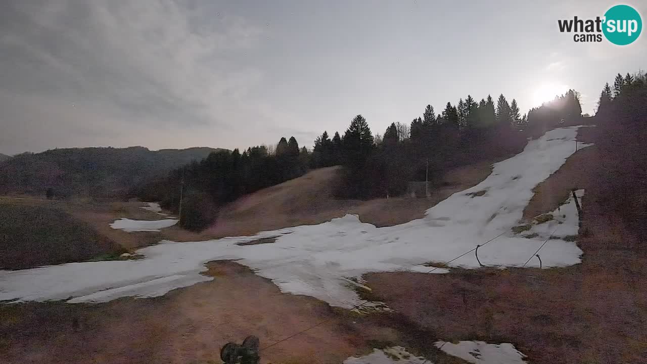 Webcam Smučišče Senožeta – Station de ski à Srednja Vas près de Bohinj