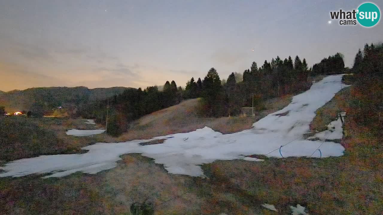 Webcam Smučišče Senožeta – Ski Resort Live View near Bohinj