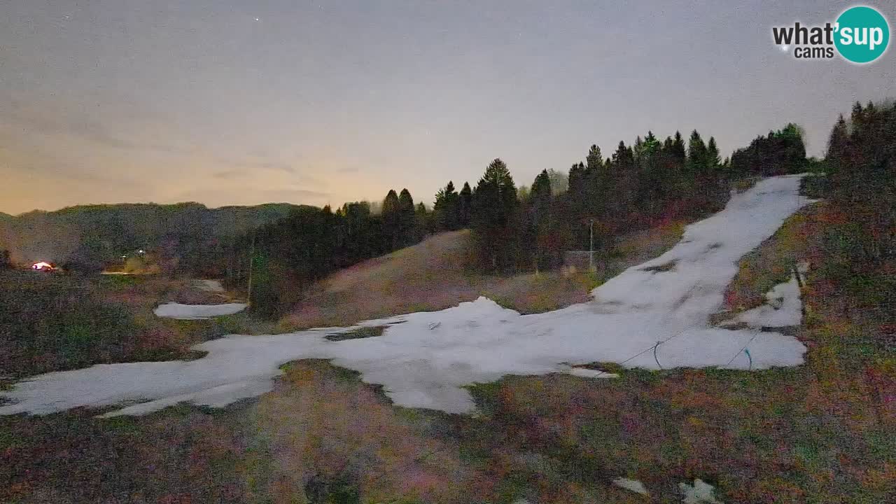 Webcam Smučišče Senožeta – Ski Resort Live View near Bohinj