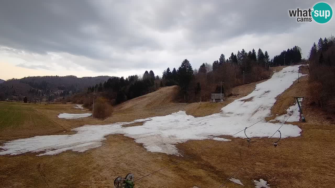 Spletna kamera Smučišče Senožeta – smučarsko središče v Srednji vasi pri Bohinju
