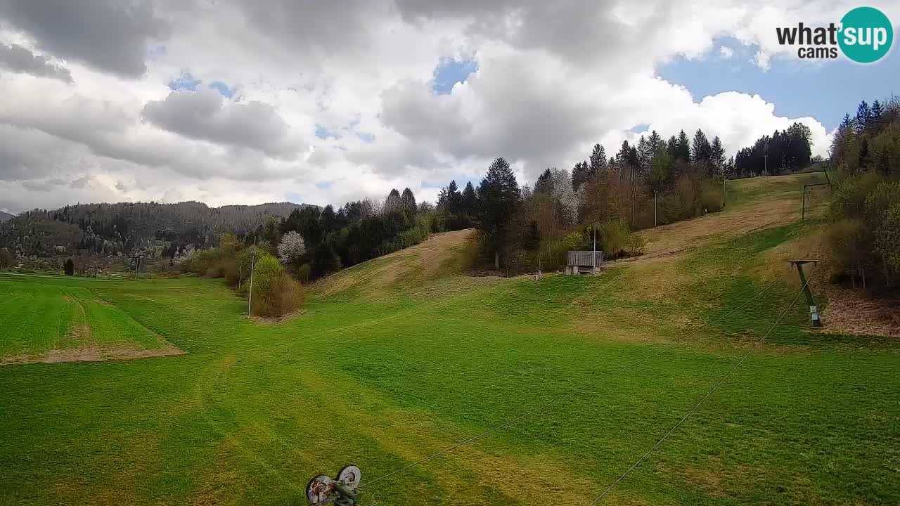 Webcam Smučišče Senožeta – Stazione sciistica a Srednja Vas vicino Bohinj