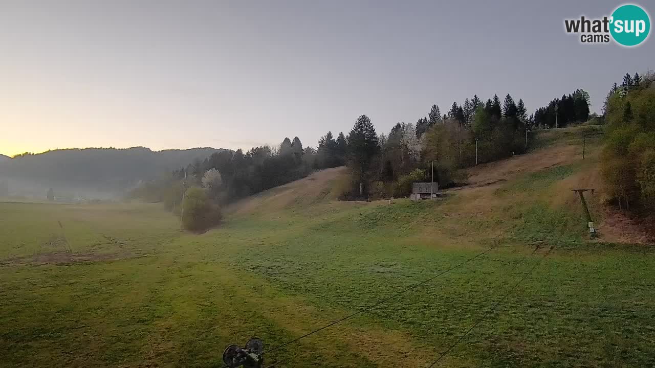 Webcam Smučišče Senožeta – Ski Resort Live View near Bohinj