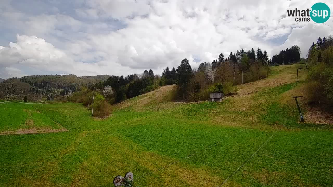 Web kamera Smučišče Senožeta – Skijalište u Srednjoj Vasi kod Bohinja