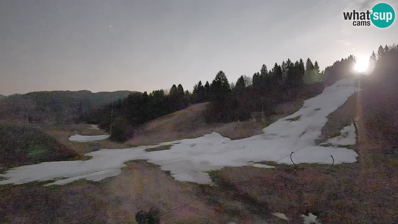 Cámara web Smučišče Senožeta – Estación de esquí en Srednja Vas cerca de Bohinj