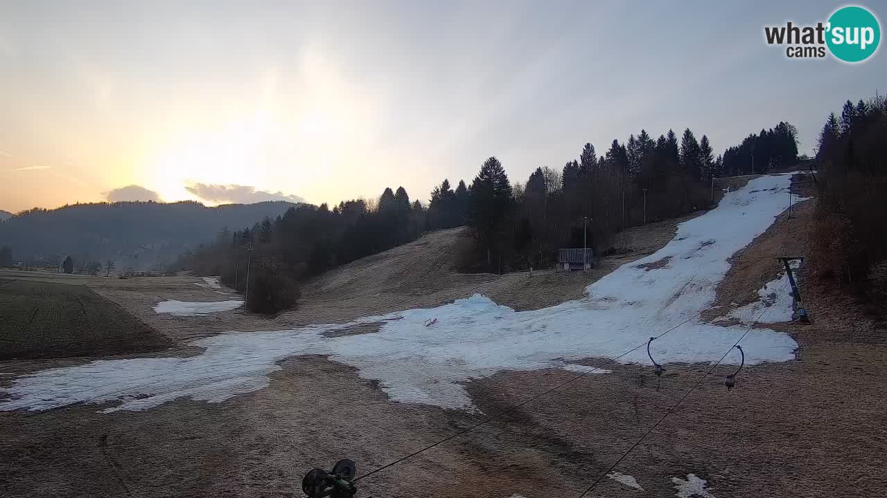 Webcam Smučišče Senožeta – Ski Resort Live View near Bohinj