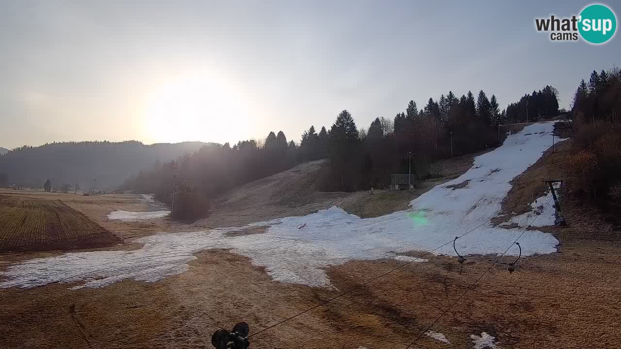 Webcam Smučišče Senožeta – Stazione sciistica a Srednja Vas vicino Bohinj