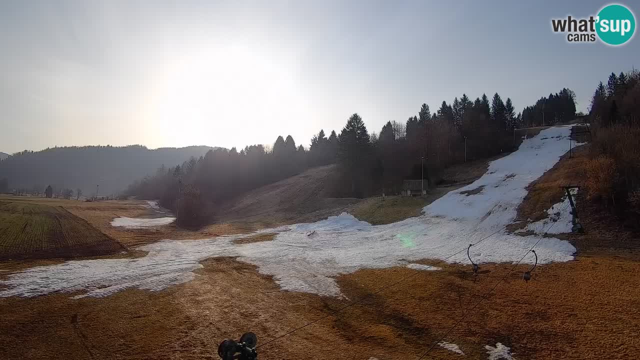 Webcam Smučišče Senožeta – Station de ski à Srednja Vas près de Bohinj