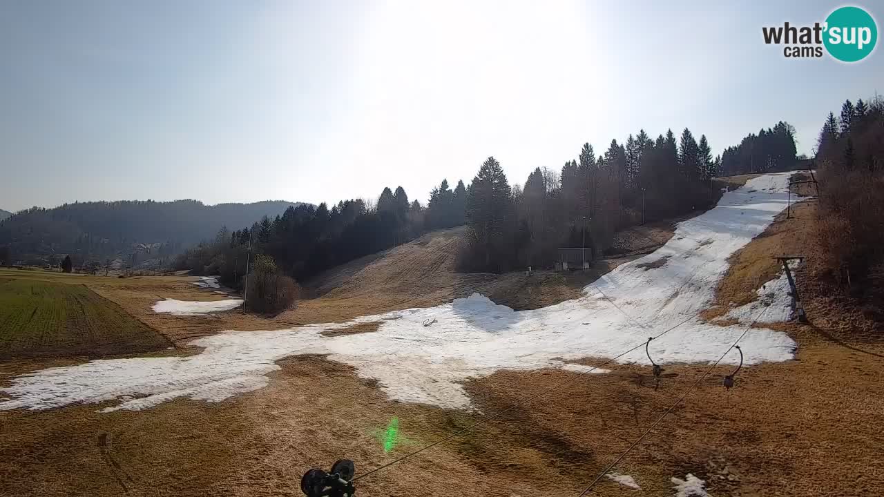 Webcam Smučišče Senožeta – Station de ski à Srednja Vas près de Bohinj