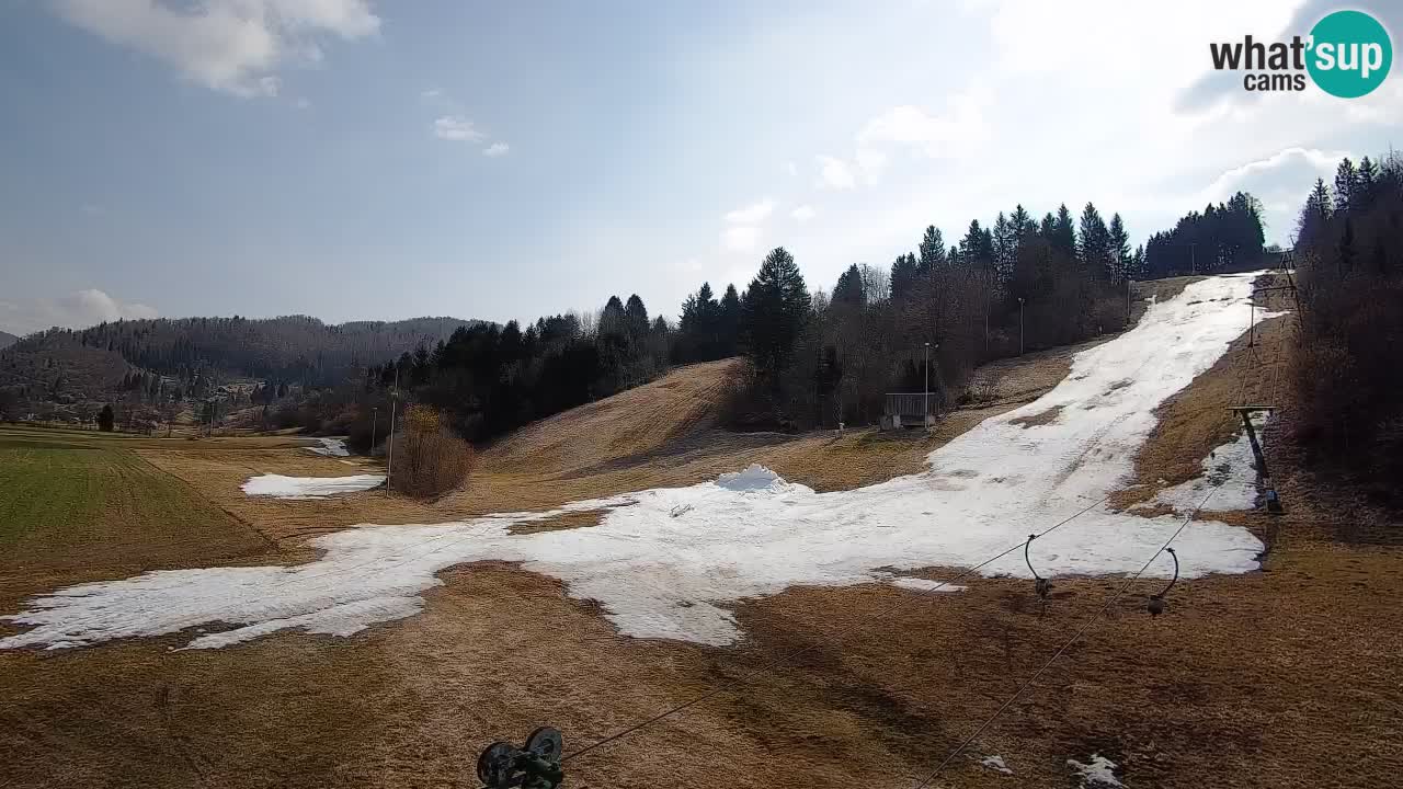 Web kamera Smučišče Senožeta – Skijalište u Srednjoj Vasi kod Bohinja