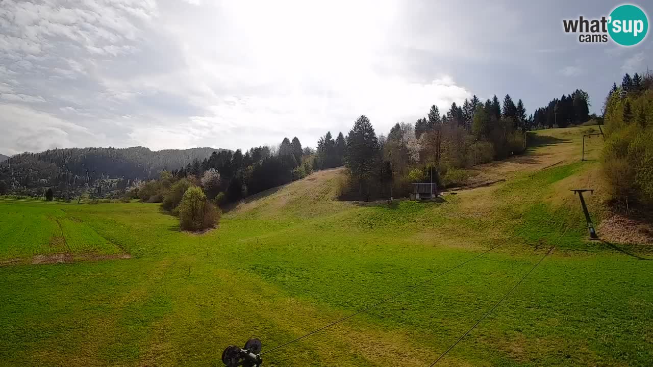 Webcam Smučišče Senožeta – Ski Resort Live View near Bohinj