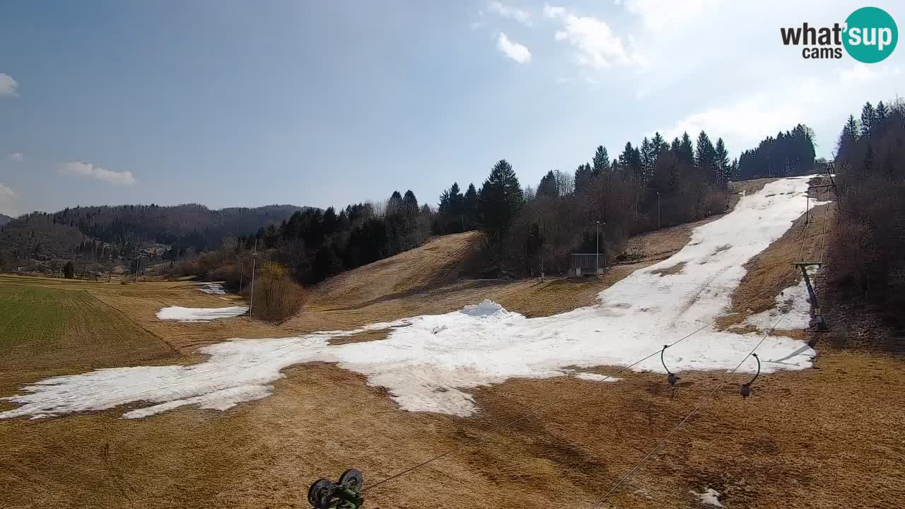 Webcam Smučišče Senožeta – Stazione sciistica a Srednja Vas vicino Bohinj