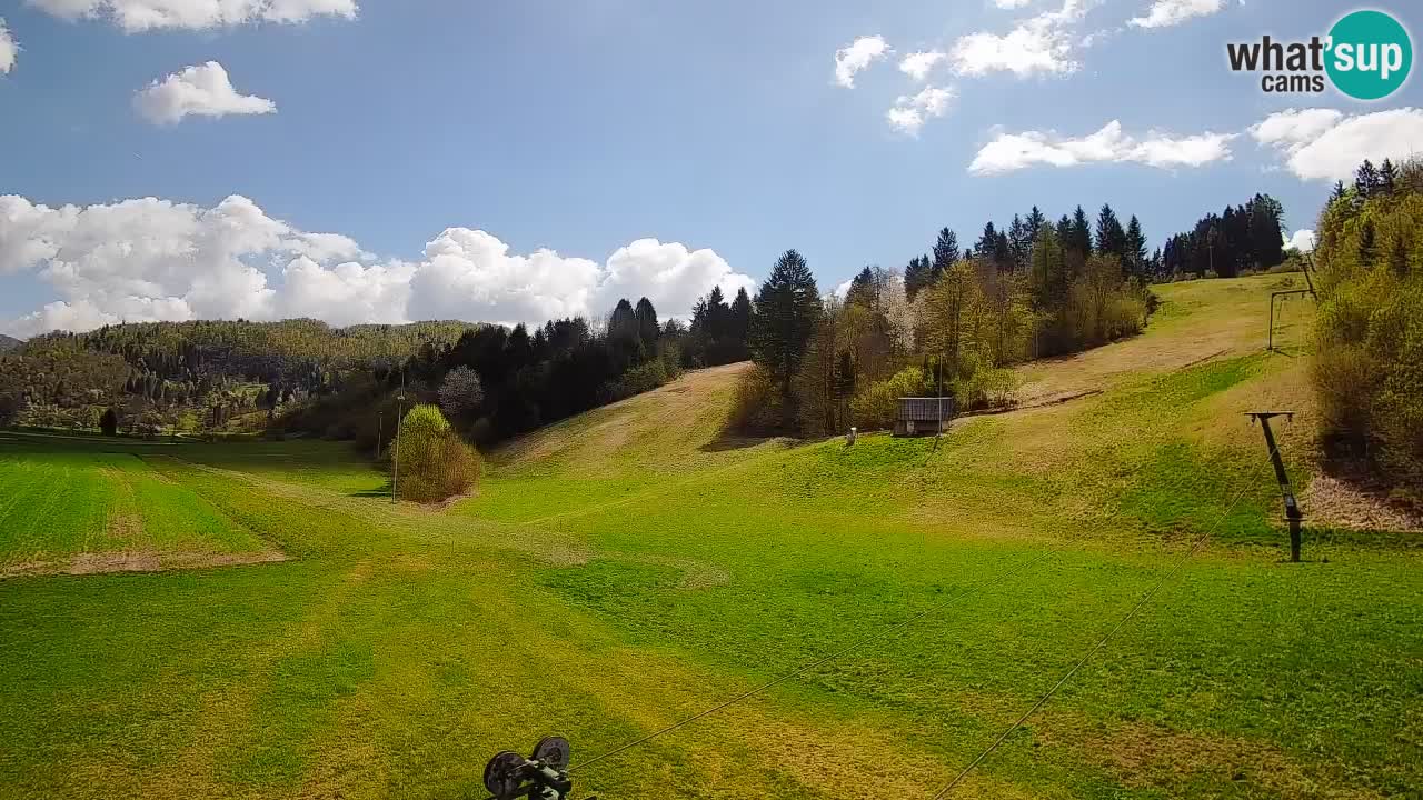 Webcam Smučišče Senožeta – Station de ski à Srednja Vas près de Bohinj
