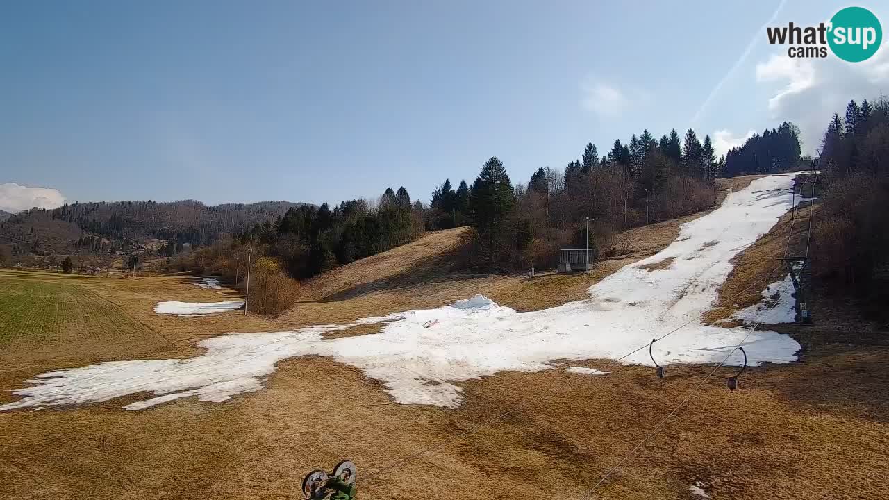 Webcam Smučišče Senožeta – Station de ski à Srednja Vas près de Bohinj
