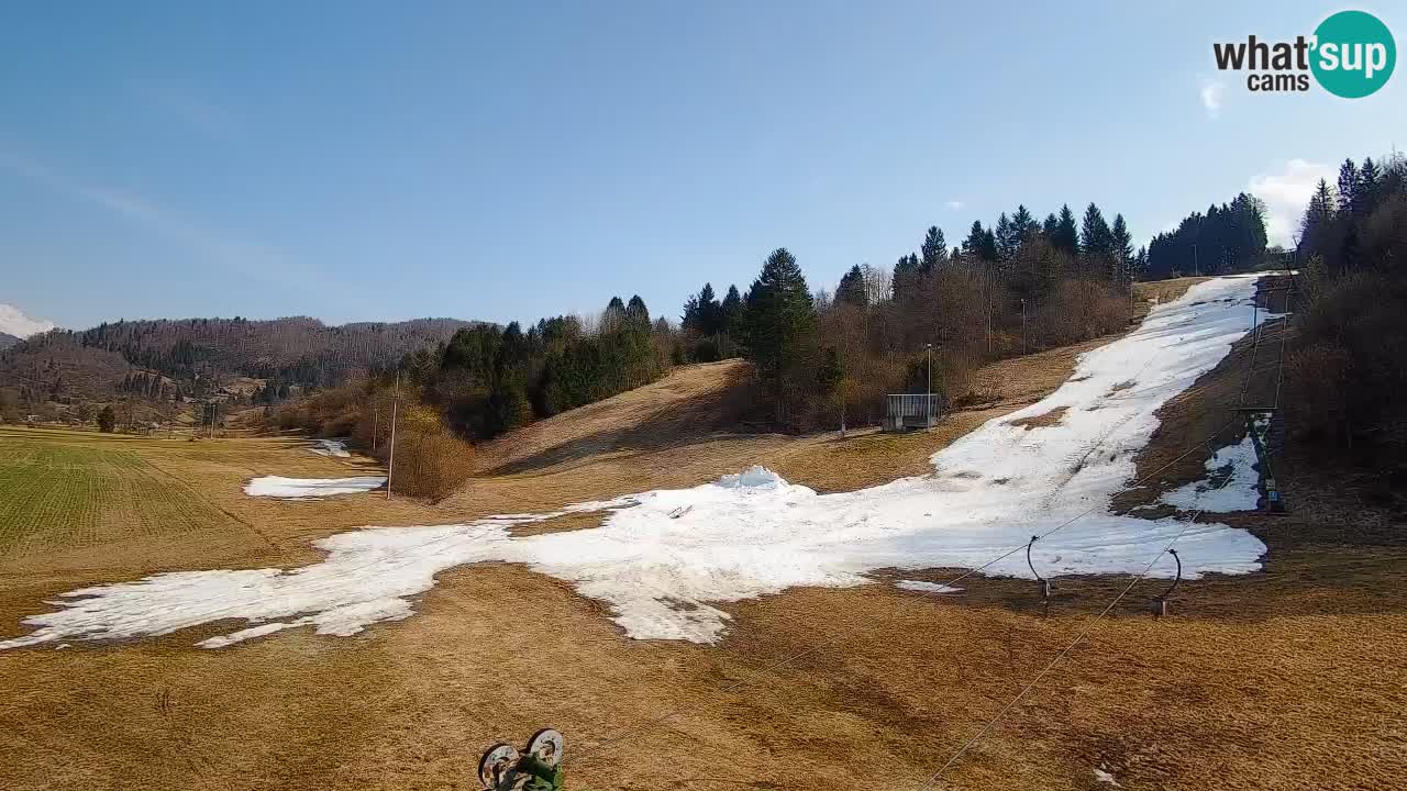 Web kamera Smučišče Senožeta – Skijalište u Srednjoj Vasi kod Bohinja