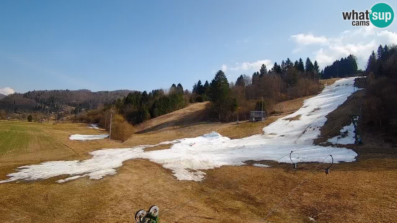 Webcam Smučišče Senožeta – Station de ski à Srednja Vas près de Bohinj