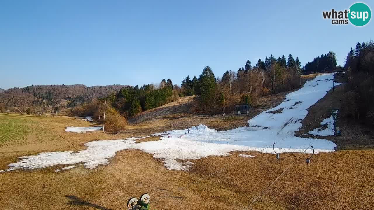 Webcam Smučišče Senožeta – Stazione sciistica a Srednja Vas vicino Bohinj