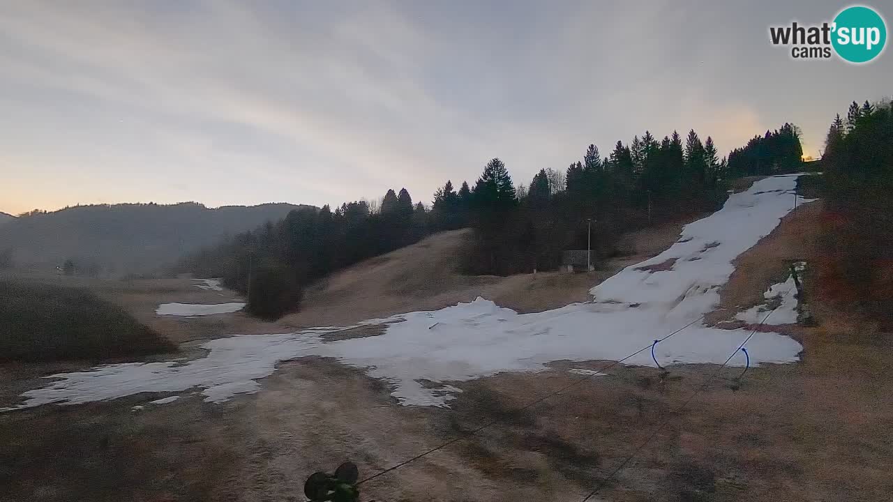 Webcam Smučišče Senožeta – Station de ski à Srednja Vas près de Bohinj