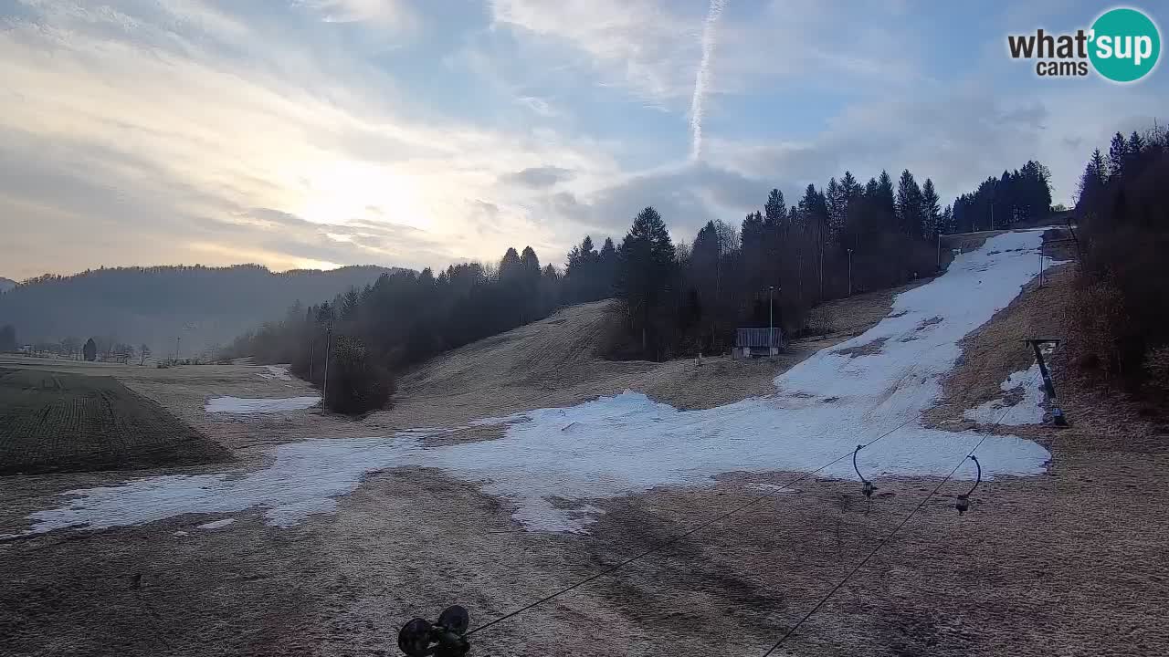 Cámara web Smučišče Senožeta – Estación de esquí en Srednja Vas cerca de Bohinj