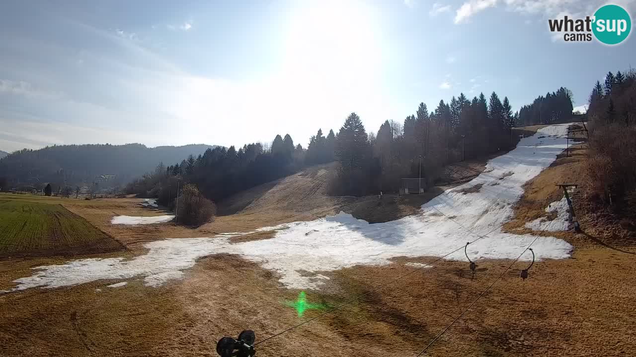 Webcam Smučišče Senožeta – Ski Resort Live View near Bohinj