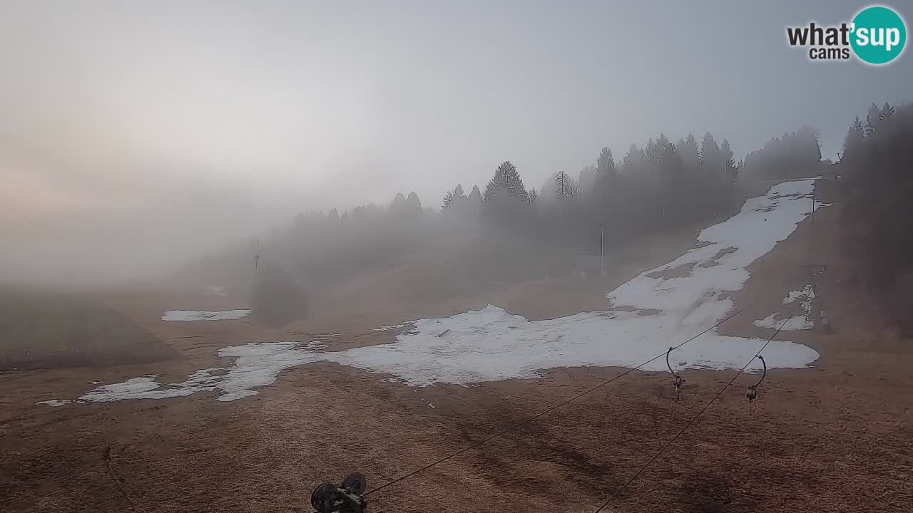 Webcam Smučišče Senožeta – Station de ski à Srednja Vas près de Bohinj