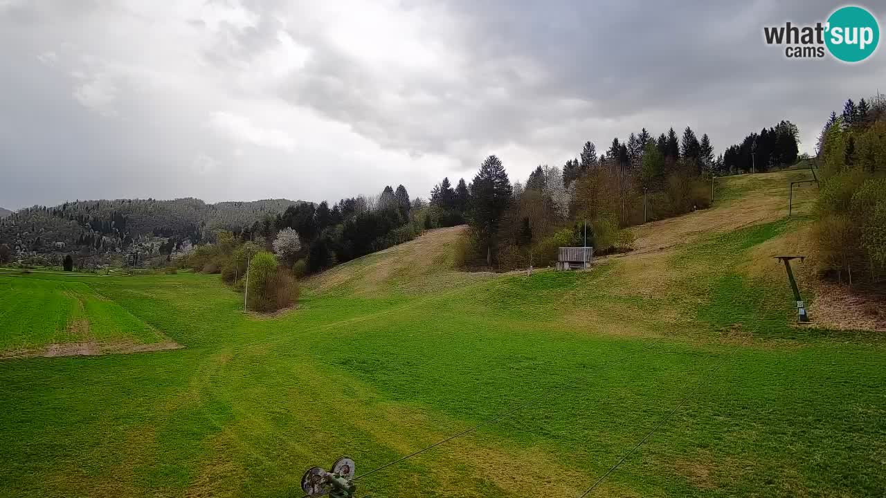 Webcam Smučišče Senožeta – Ski Resort Live View near Bohinj